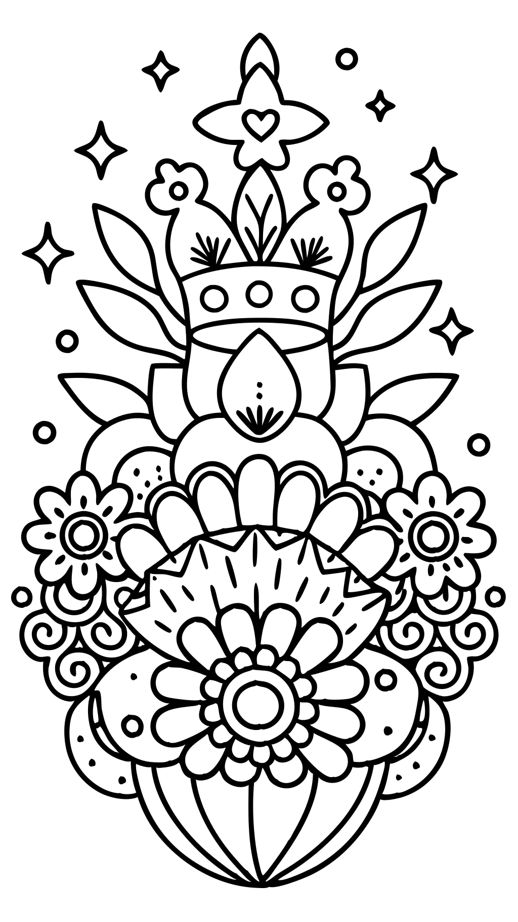 doodle art coloriage